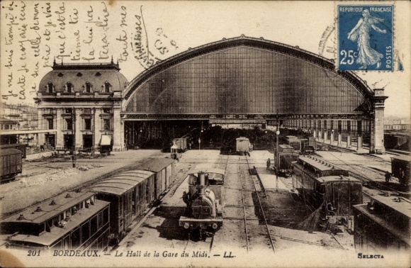 PC Bordeaux Gironde, Le Hall de la Gare du Midi, train station, track side