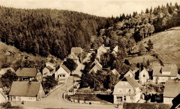 Postcard Tanne Oberharz am Brocken, overall view