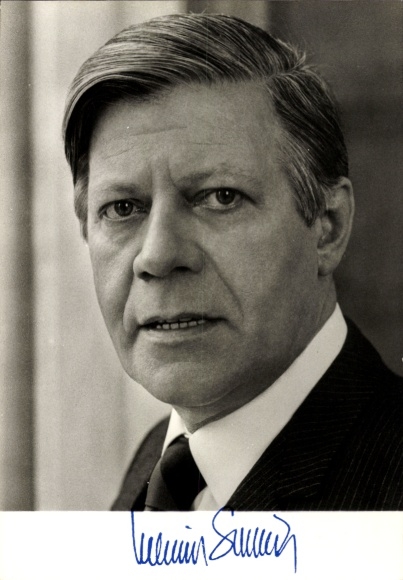 Helmut Schmidt, Chancellor, SPD, portrait