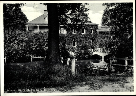 Hamburg Altona Flottbek, old mansion