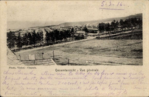 Ak Holzminden an der Weser, Kriegsgefangenenlager, Gesamtansicht