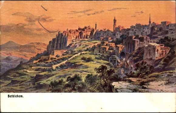 Artysta KP Perlberg, F., Bethlehem Palestine, widok całościowy