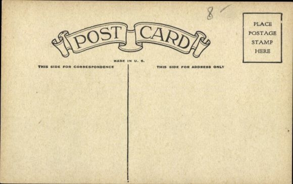 Postcard Playing Cards, Card Reading, Men's Card