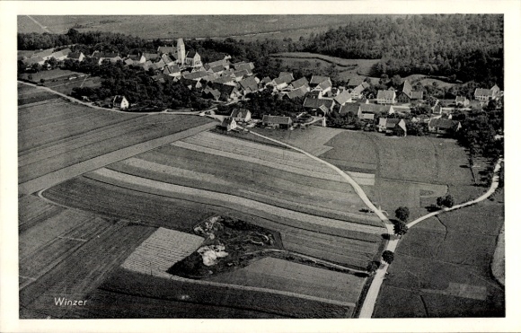 Ak-wijnmaker aan de Donau, Neder-Beieren, luchtfoto