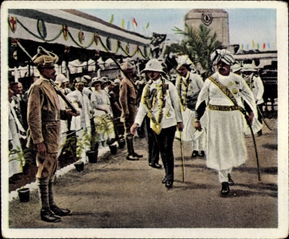 Collector's picture The post-war period No. 159 Feb. 1931 Prince of Wales as a traveling salesman, Calcutta