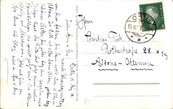 Postcard Island Fehmarn Ostholstein, special hiking map