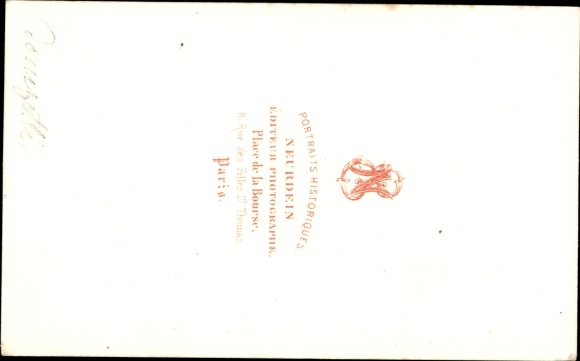 Carte de Visite Composer Gaetano Donizetti