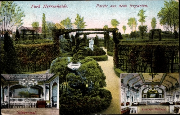PC Chemnitz in Saxony, Park Herrenheide, part of the maze