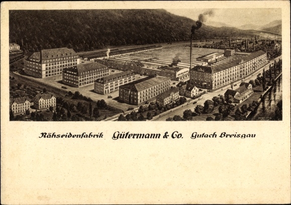 Artist PC Gutach im Breisgau Black Forest, sewing silk factory Gütermann and Co