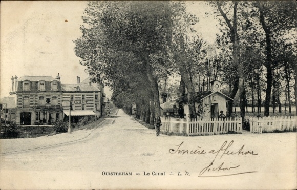 Postcard Ouistreham Calvados, Le Canal