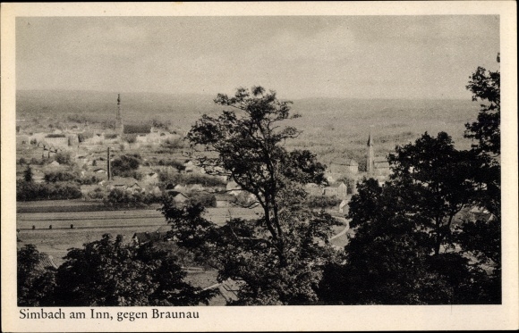 PC Simbach am Inn, general view of the city towards Braunau