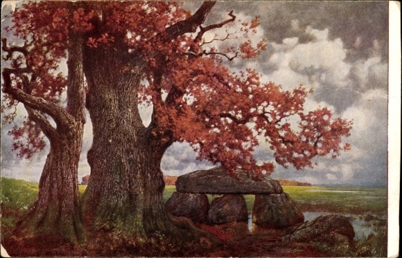 Artist Postcard Rüdisühli H., Series III, Image 3, Stone