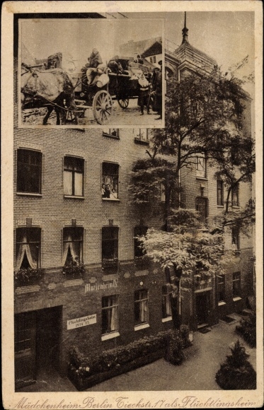 Ansichtkaart Berlin Mitte, meisjeshuis