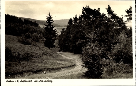 Postcard Rüthen in Westphalia, lot at Möncheberg