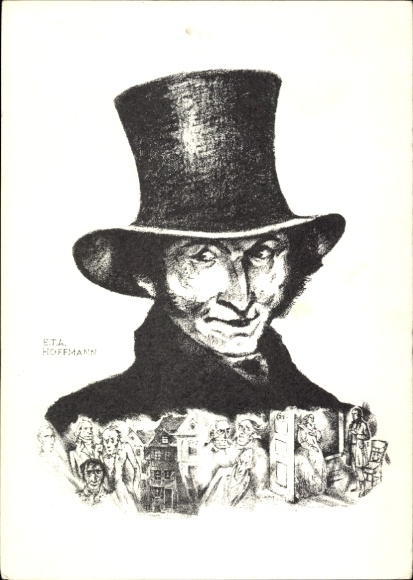 Künstler Ak Hugo Steiner, Schriftsteller E. T. A. Hoffmann