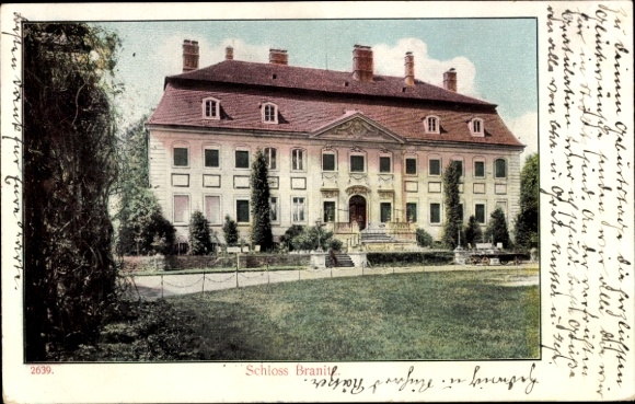 Ak Branitz Cottbus in der Niederlausitz, Schloss