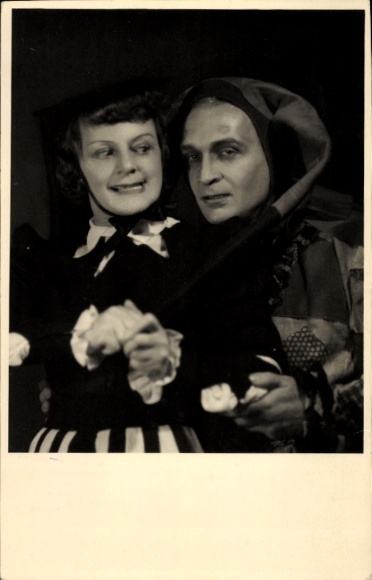 Foto Ak Schauspielerin und Schauspieler, Theaterszene, Seidler, Skabe