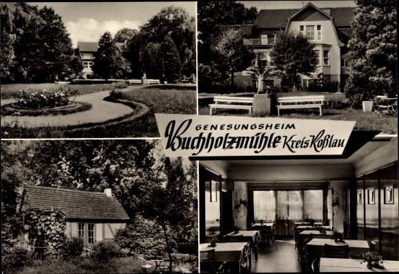 Ak Roßlau Elbe, Genegungsheim Buchholzmühle, Speisesaal