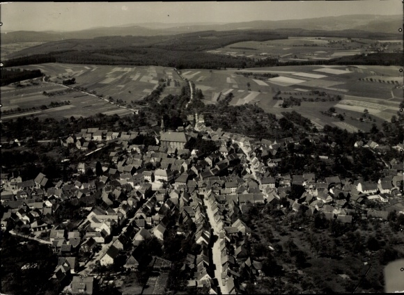 Photo Beerfelden Oberzent in the Odenwald, aerial photograph