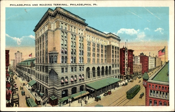 Ak Philadelphia Pennsylvania VS, Philadelphia en Reading Terminal
