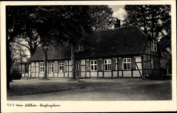 Postcard Lübtheen in Mecklenburg, NSV home, baby home