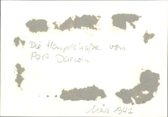 Photo Hoffmann, The Main Street of Port Darwin, March 1942