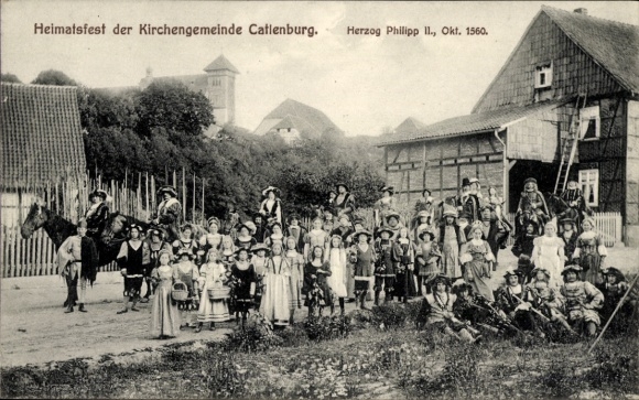 PC Katlenburg Lindau in Lower Saxony, local festival of the parish, Duke Philipp II, 1560