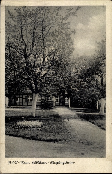 Postcard Lübtheen in Mecklenburg, NSV Heim Lübtheen, baby home