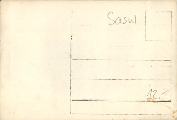 Photo Postcard Sasul Romania, dead draft horses, army wagons, WWI