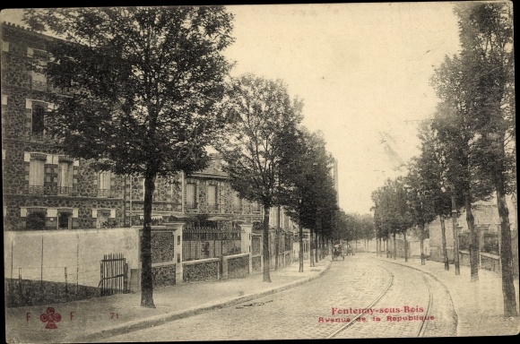 Ak Fontenay sous Bois Val de Marne, Avenue de la Republique