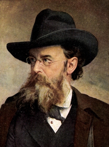 Postcard Legal scholar and writer Felix Dahn, portrait