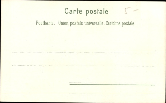 Ansichtkaart Parijs, porseleinreparatiewerkplaats