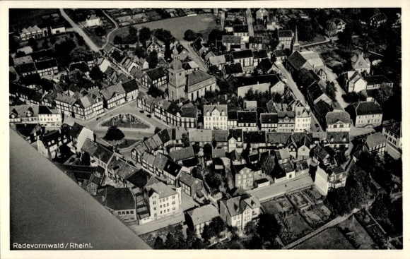 Postcard Radevormwald Bergisches Land, aerial photograph