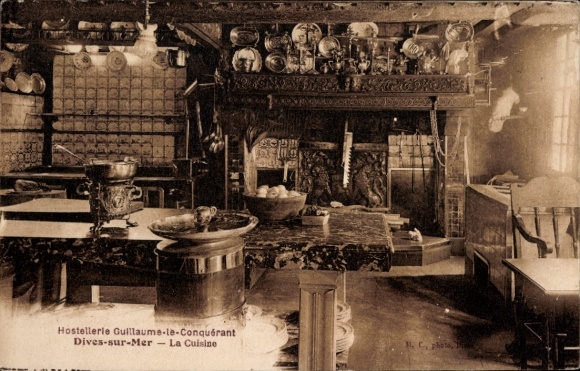 KP Dives sur Mer Calvados, Hostellerie Guillaume le Conquerant, Kuchnia