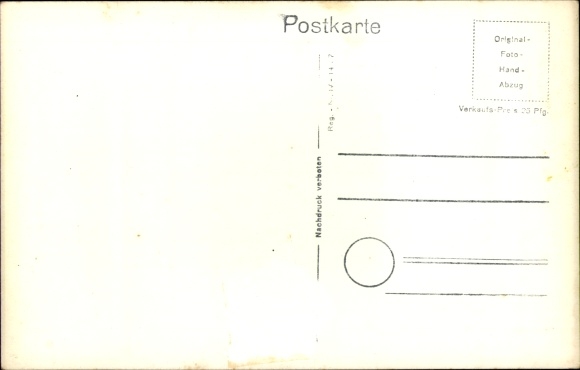 Photo Postcard Waldrogäsen Wüstenjerichow Möckern in Saxony Anhalt, convalescent home, round room, photo Müller