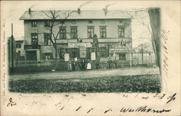 Ak Caputh Schwielowsee, Hotel zum großen Kurfürsten
