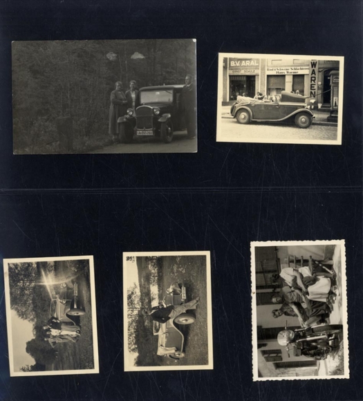 Photo album, motor sports, automobile, motorbike, motorboat, occasionally powered flight