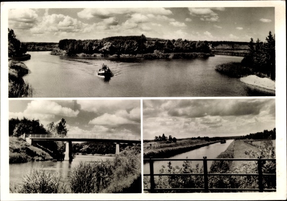 Postcard Güster in Lauenburg, Elbepartien, inn Burmester