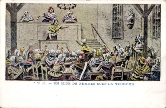 Artist Postcard A Women's Club Under Terror