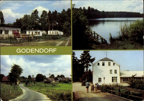 KP Godendorf w Meklemburgii, osiedle bungalowów, Rötzsee, restauracja i dom wakacyjny