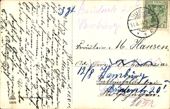 Ak Husum in Nordfriesland, Theodor Storm Straße
