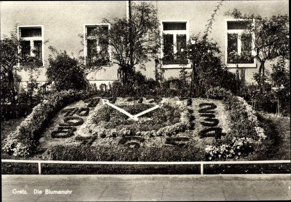 PC Greiz im Vogtland, flower clock