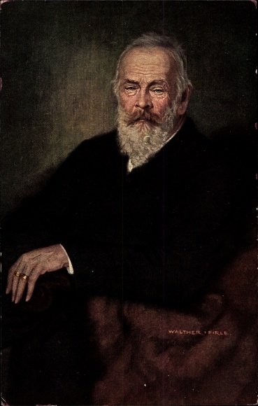 Artist PC Firle, Walther, Prince Regent Luitpold of Bavaria, seated portrait