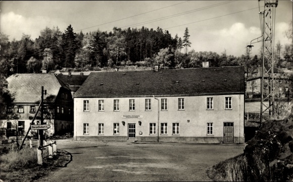 Ak Oberlochmühle Deutschneudorf in het Ertsgebergte, vakantiehuis Oberlochmühle