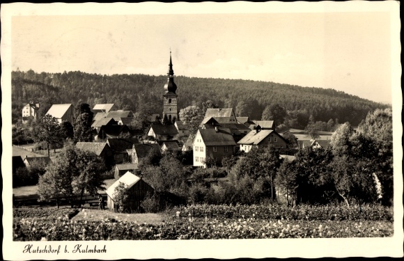 PC Hutschdorf Thurnau in Upper Franconia, general view of the place