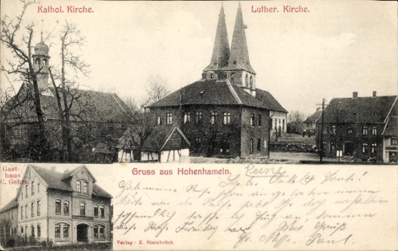 Hohenhameln w Dolnej Saksonii, Kościół katolicki, Kościół luterański, Zajazd