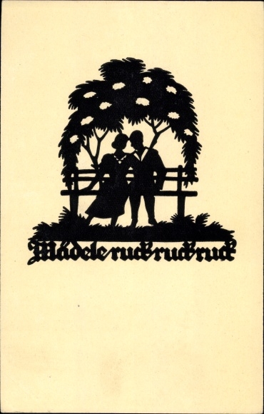 Paper cut artist Postcard Schwindt, AM, girls jerk jerk jerk, lovers