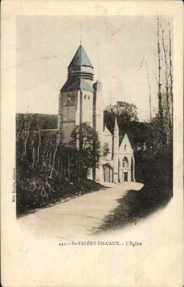Ak Saint Valery en Caux Seine Maritime, Kirche