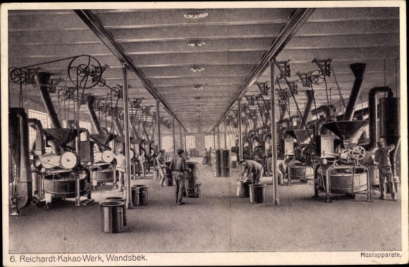 Artist PC Hamburg Wandsbek, Reichardt cocoa factory, roasters