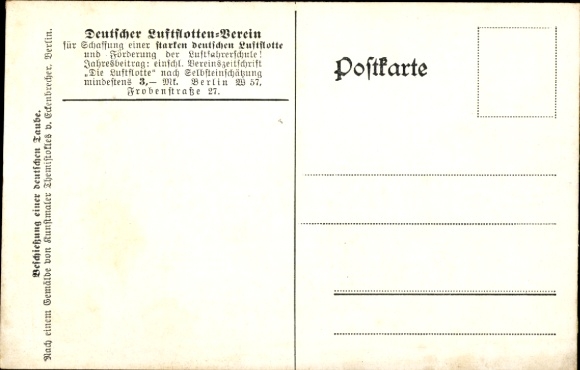 Artist Postcard Eckenbrecher, T. von, Shooting of a German pigeon, Air Fleet Association